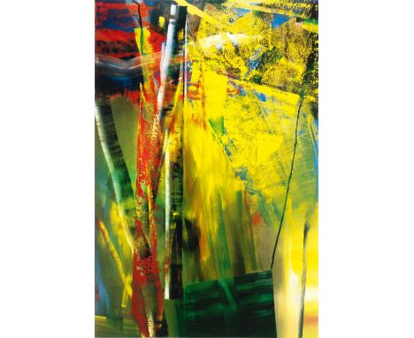 Gerhard Richter (Dresden 1932). Victoria I. Farboffset. 60 x 40 cm. R. u. gedruckt sign. und dat. Richter 1987, unter Passepa