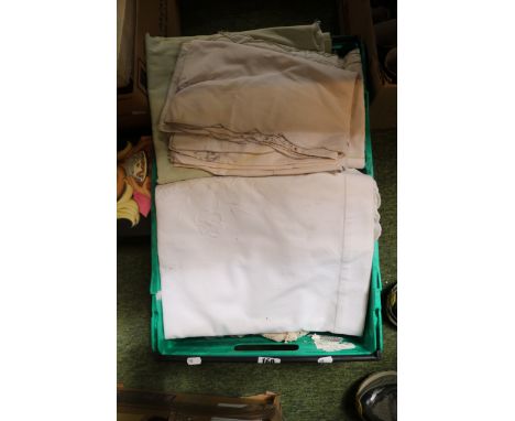 Collection of 19thC and later Linen and embroidery 