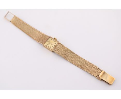 Rotary 21 Jewel Ladies 9ct Gold Wristwatch 18g total weight without movement 