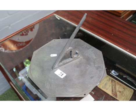 19thC F Darton &amp; Co of London Sundial 28cm in Length 