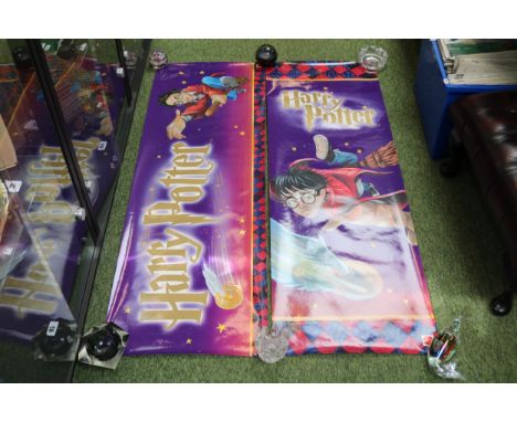 Harry Potter Quidditch design Poster and anther Harry Potter Poster dated 2001 