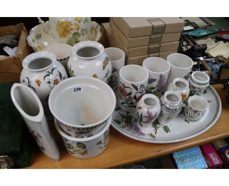 Collection of Portmeirion Pottery Botanic Garden dinner ware 