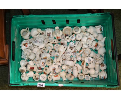 Large collection of assorted Crested China to include Goss and Arcadian 