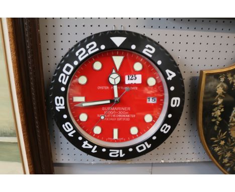 Oyster Perpetual Date Submariner wall clock 