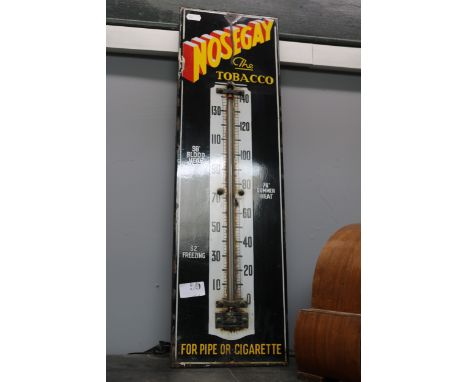 Original Enamel Nosegay The Tobacco Advertising Thermometer. 60cm in Length 