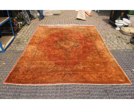 Large Red Ground 20thC Persian Rug 240 x 330cm 