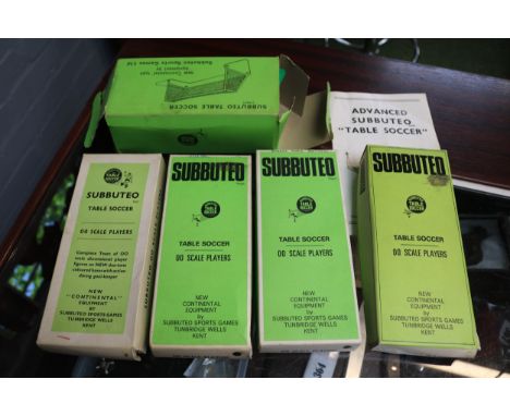 Collection of Boxed Subbuteo Table Soccer sets and accessories 