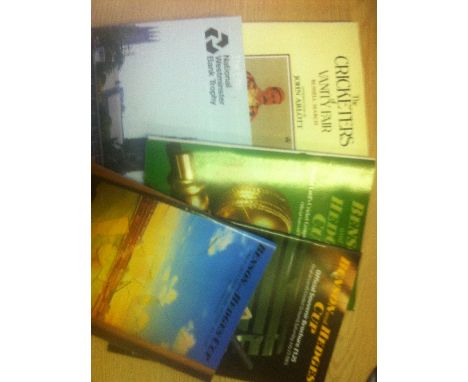 CRICKET, brochures etc., inc signed benefit issues (3), Graham Gooch, Ken McEwan & Keith Fletcher, unsigned (4); B & H Nissan