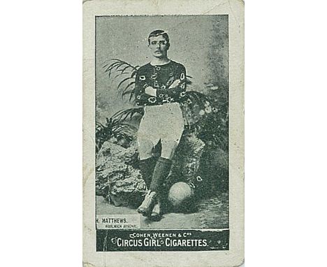 COHEN WEENEN, Heroes of Sport (football), Matthews (Woolwich Arsenal), creased, FR