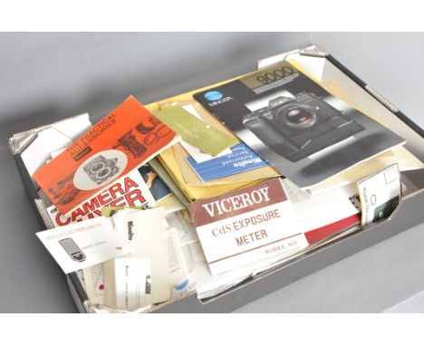 A Selection of Various Literature, from maker's including Minolta and more (a lot)