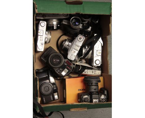 A Selection of Various Cameras, including Minolta Hi-Matic 7s, Zeiss Ikon Contessa LK and more (a lot)