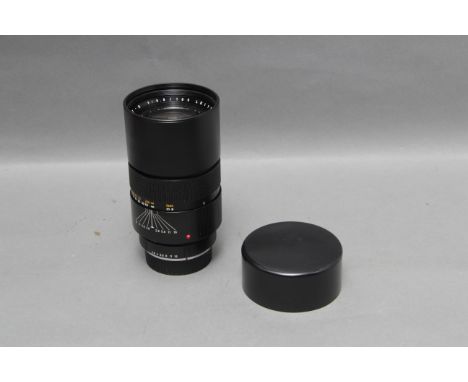 A Leitz Elmarit-R f/2.8 180mm Lens, black, serial no. 2498833