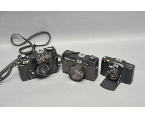 A Minox 35GT Compact Camera, together with a Rollei XF35 and Revue 400S (3)