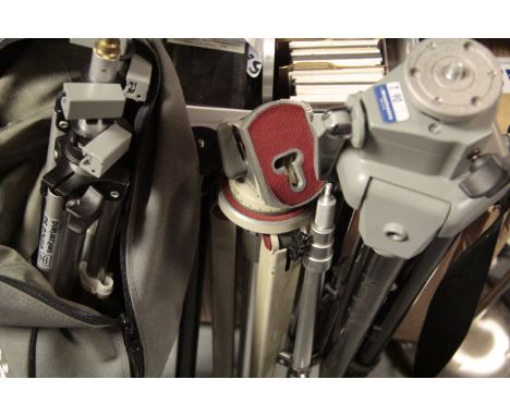 Tripods and Lighting Stands, Elinchrom stands with a Manfrotto tripod and others (3)