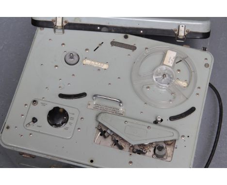 An Admiralty Pattern Reel to Reel Tape Recorder, untested