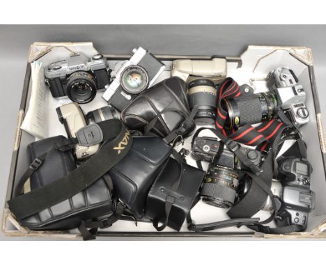 A Selection of Minolta Cameras, including SR-1, X-300 and more (a lot)