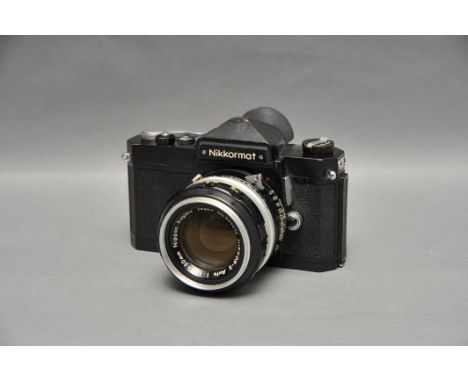 A Nikon Nikkormat FT SLR Camera, with Nikkor-S f/1.4 50mm lens,