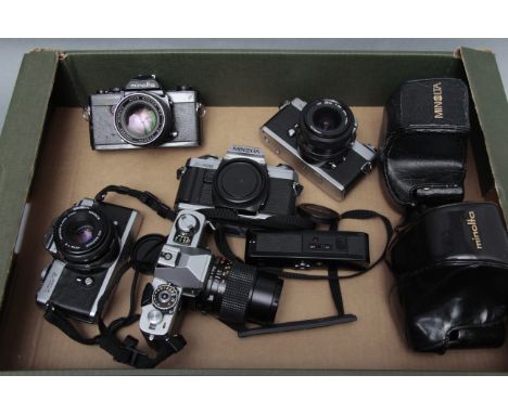 Various Minolta SLR Cameras, including XG-9, XD-7 and more (a lot)