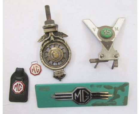 Vintage Royal Automobile Club car mascot/bonnet ornament, silver-plated with maker's mark Elkington &amp; Co, 22 Regent Stree
