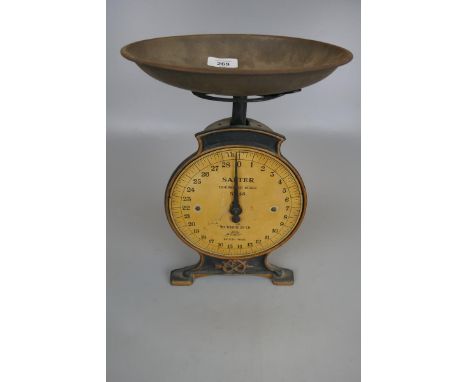 Set of antique Salter scales 