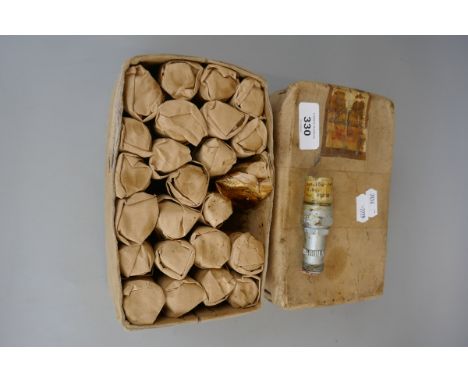 Box of Merlin engine spark plugs 