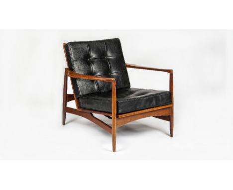 KOFOD LARSEN 1921-2003, a model 1b open armchair for G-PLAN circa 1965, 76cm wide x 74cm high. 
