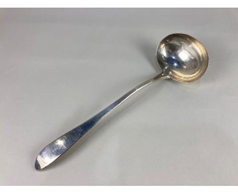 A George IV silver Old English pattern soup ladle, maker William Bateman I, London 1825, 7.8oz