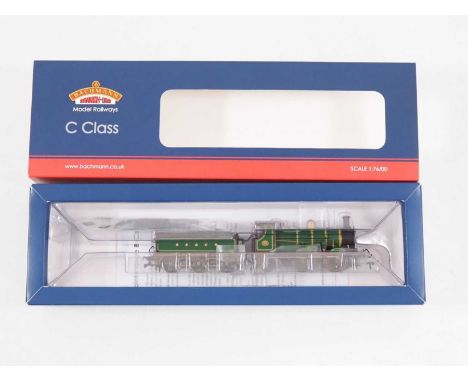 A BACHMANN OO gauge 31-460 C class steam locomotive in SE&CR livery - VG/E in VG box