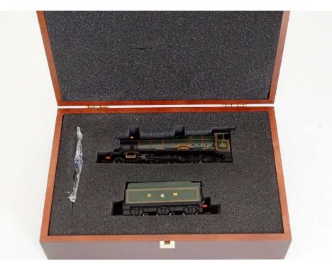 A BACHMANN OO gauge 31-779 Hall Class steam locomotive in GWR green 'Raveningham Hall' - limited edition with 9 carat gold na