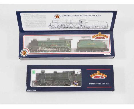 A pair of BACHMANN OO gauge Southern Railway steam locomotives comprising a 31-401 Lord Nelson class 'Sir Martin Frobisher' i