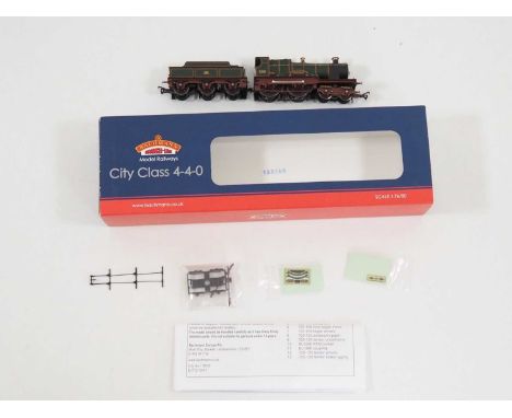 A BACHMANN OO gauge 31-727 City class steam locomotive 'City of London' in GWR monogram livery - VG/E in VG box