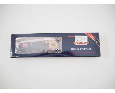 A BACHMANN OO gauge 32-800Z limited edition Class 47 diesel locomotive in BR blue/silver Jubilee-Union Jack livery - vendor a