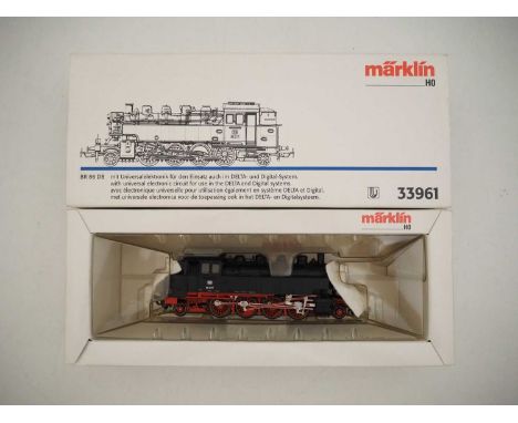 A MARKLIN 33961 HO gauge BR 86 steam tank locomotive in DB livery - Fitted for Delta and Digital - VG/E in VG box