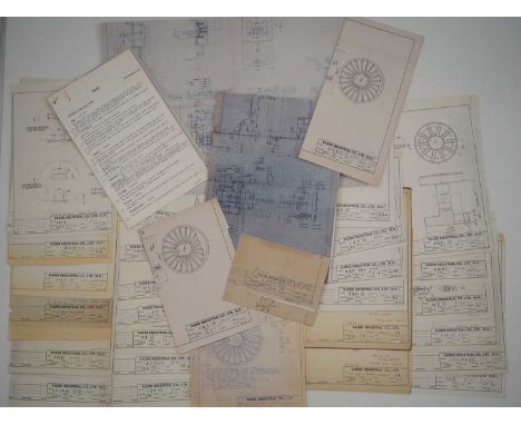 GENERAL MILLS/AIRFIX/PALITOY ARCHIVE: A large quantity of PALITOY MAINLINE and KADER INDUSTRIES drawings, plans and notes reg
