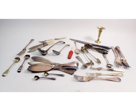 Various silver plated cutlery 