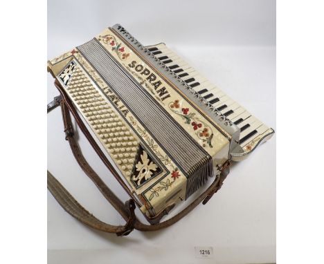 A Soprani Italia accordion 