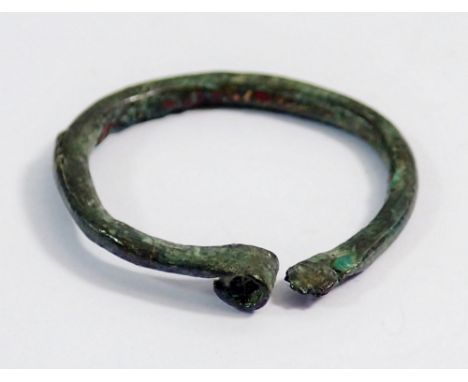 An early Celtic iron ring, 2cm diameter