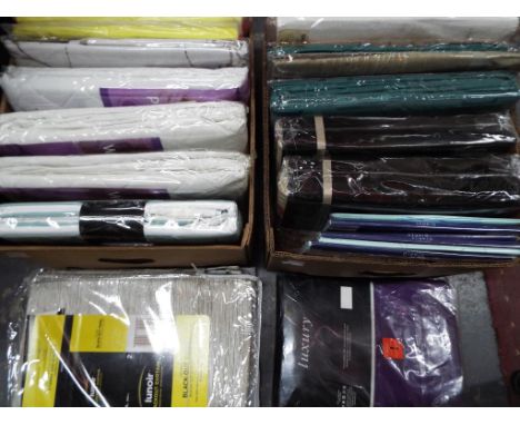 A quantity of unused retail stock to include bedding and curtains, all sealed in original packaging (2)  - This lot MUST be p