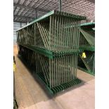(30x) Teardrop Style Uprights, 264" X 42", 3" X 3" Leg, 3" X 4" Foot Plate (Location: 314 Jefferson