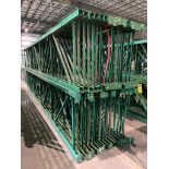 (30x) Teardrop Style Uprights, 264" X 42", 3" X 3" Leg, 3" X 4" Foot Plate (Location: 314 Jefferson