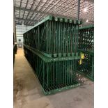(30x) Teardrop Style Uprights, 264" X 42", 3" X 3" Leg, 3" X 4" Foot Plate (Location: 314 Jefferson