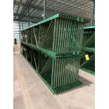 (30x) Teardrop Style Uprights, 264" X 42", 3" X 3" Leg, 3" X 4" Foot Plate (Location: 314 Jefferson