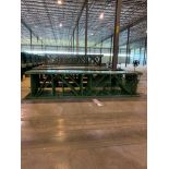 (16x) Teardrop Style Uprights, 192" X 42", 3" X 3" Leg, 4" X 4" Foot Plate (Location: 314 Jefferson