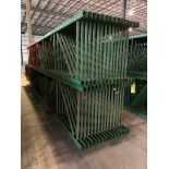 (30x) Teardrop Style Uprights, 264" X 42", 3" X 3" Leg, 3" X 4" Foot Plate (Location: 314 Jefferson