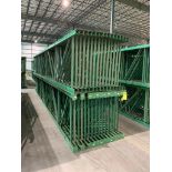 (30x) Teardrop Style Uprights, 264" X 42", 3" X 3" Leg, 3" X 4" Foot Plate (Location: 314 Jefferson