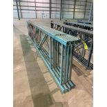 (4x) Teardrop Style Uprights, 216" X 42", 3" X 3" Leg, 3" X 4-1/2" Foot Plate (Location: 314 Jeffers