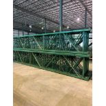 (26x) Teardrop Style Uprights, 264" X 42", 3" X 3" Leg, 5" X 8" Foot Plate, (1) Has 5" X 5" Foot Pla
