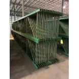(30x) Teardrop Style Uprights, 264" X 42", 3" X 3" Leg, 3" X 4" Foot Plate (Location: 314 Jefferson