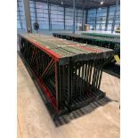 (15x) Teardrop Style Uprights, 216" X 42", 3" X 3" Leg, 3" X 4-1/2" Foot Plate (Location: 314 Jeffer
