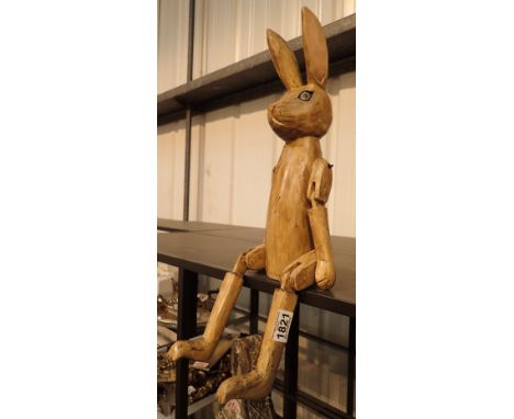 Wooden shelf rabbit H: 50 cm